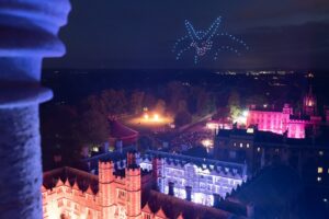 St John's College May Ball Drone Show Fireworks