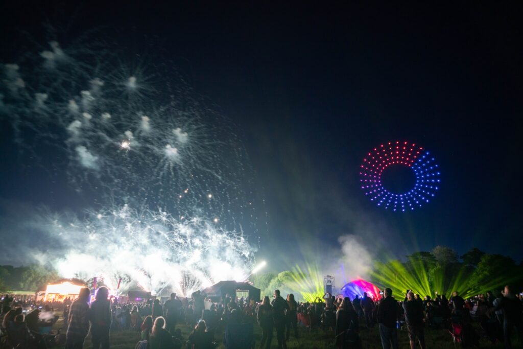 Drones and Fireworks