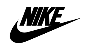 Nike logo with the word "NIKE" in bold letters above the iconic swoosh symbol.